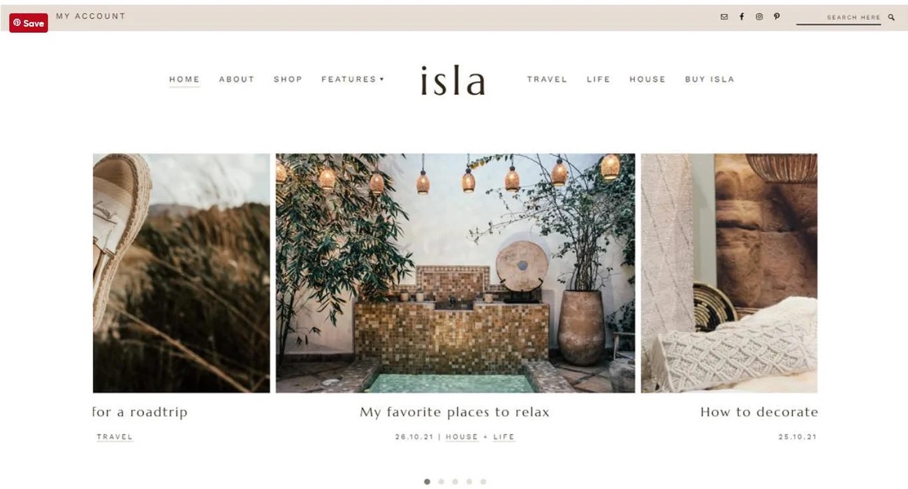 Isla для магазинов на WordPress