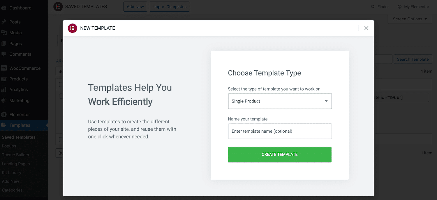 Создание Woocommerce в Elementor