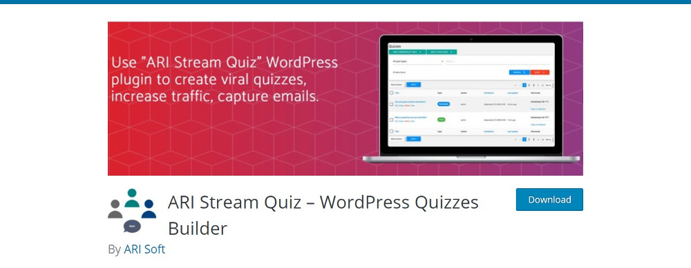 Расширение Ari Stream Quiz