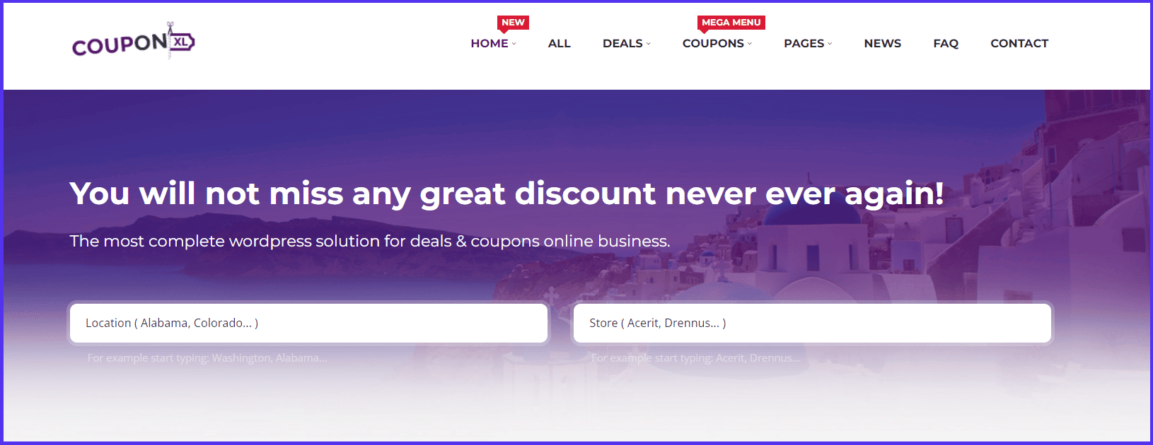 CouponXL для купонного сайта