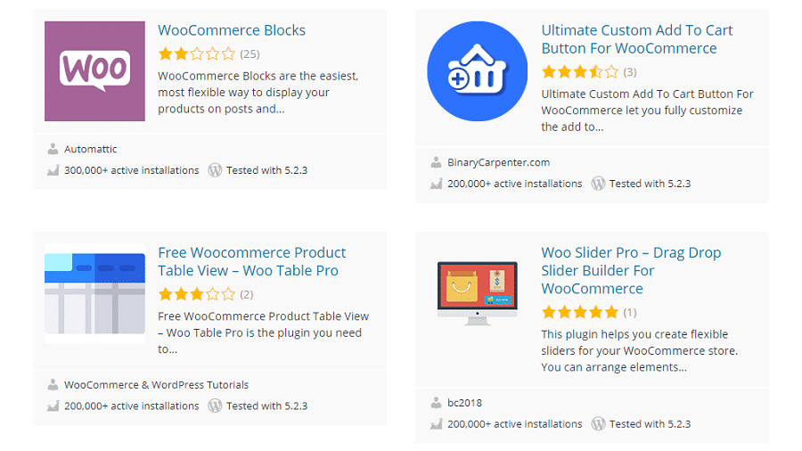 Магазин Woocommerce