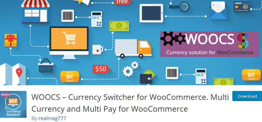 WOOCS переключатель валют