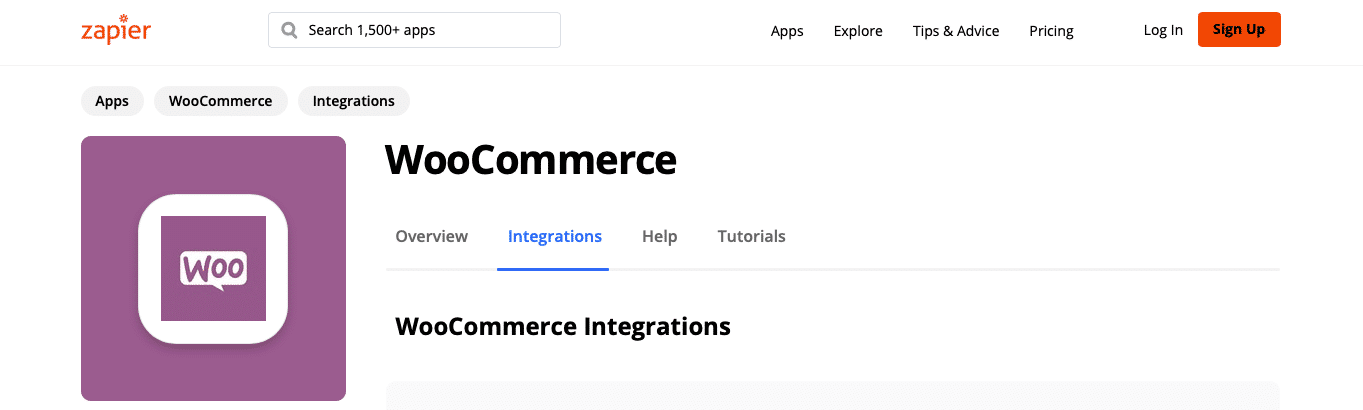 Zapier для связи Woocommerce и Google Sheets