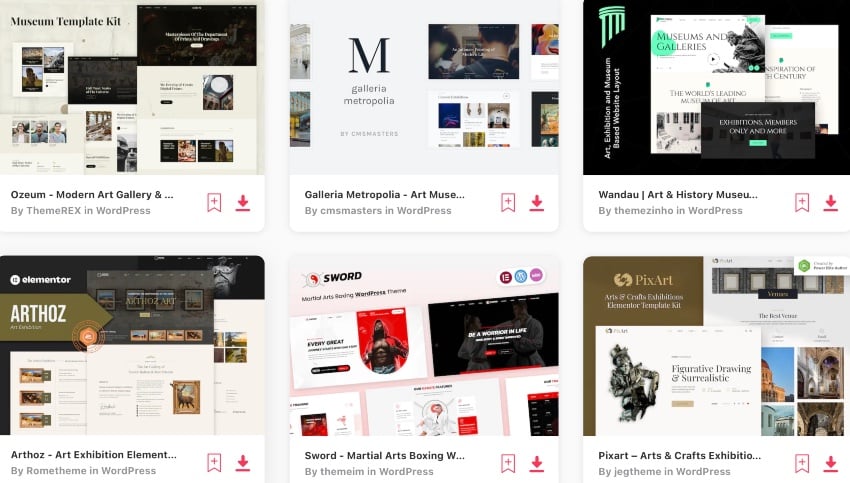 Продвинутые темы на Envato Elements