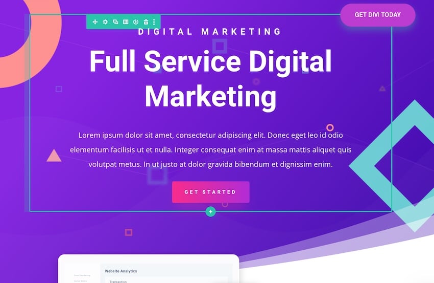 Divi подойдет для логистического сайта