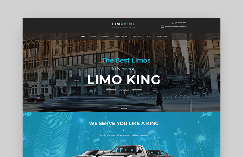Limo King для перевозок и трансфера
