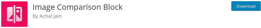 Плагин WordPress Image Comparison Block