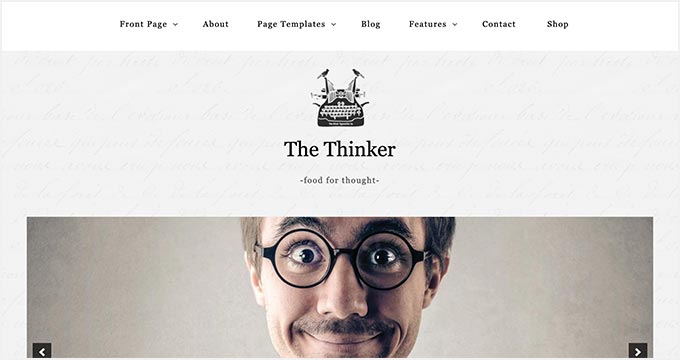 The Thinker c уникальными функциями