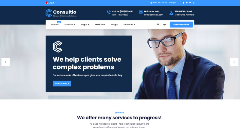 Consultio с быстрой загрузкой