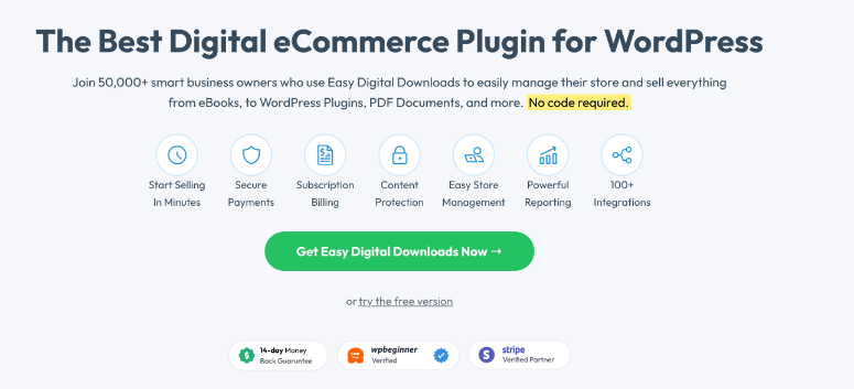 Easy Digital Downloads быстрый