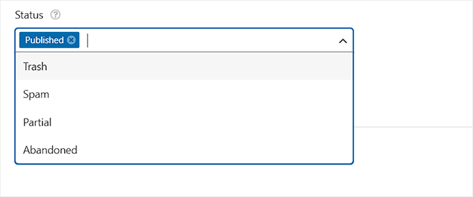 Фильтр отдельных сообщений
