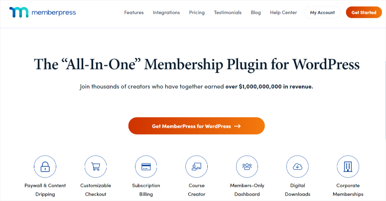 MemberPress для разработки пособий