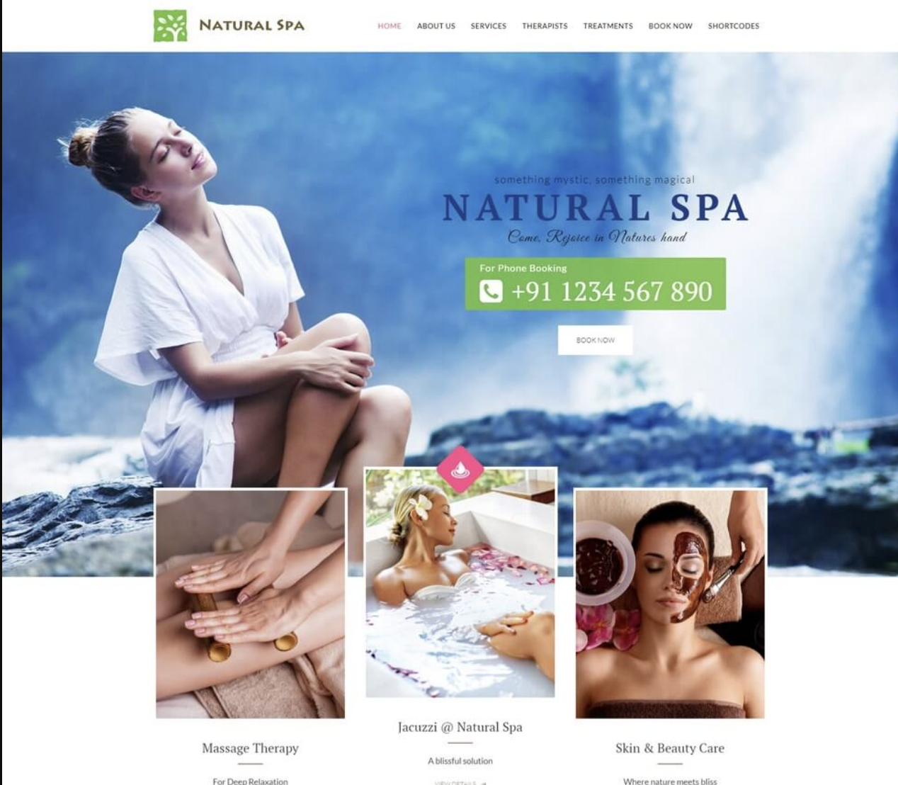 Nature Spa визуально красивая