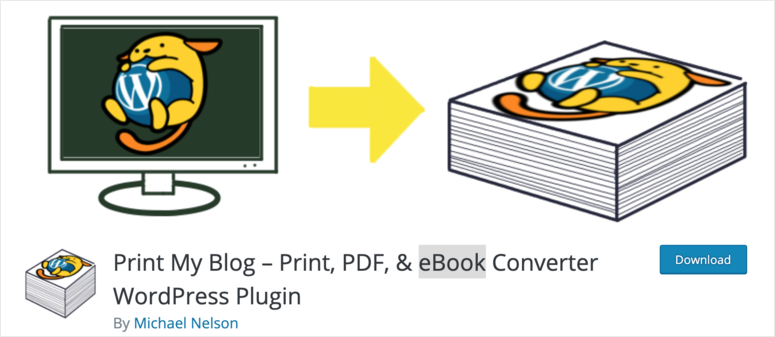 Print My Blog кастомный