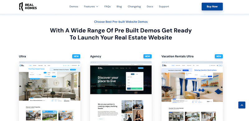 Real Homes персонализируемая