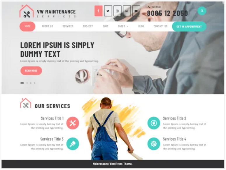 VW Maintenance стильная