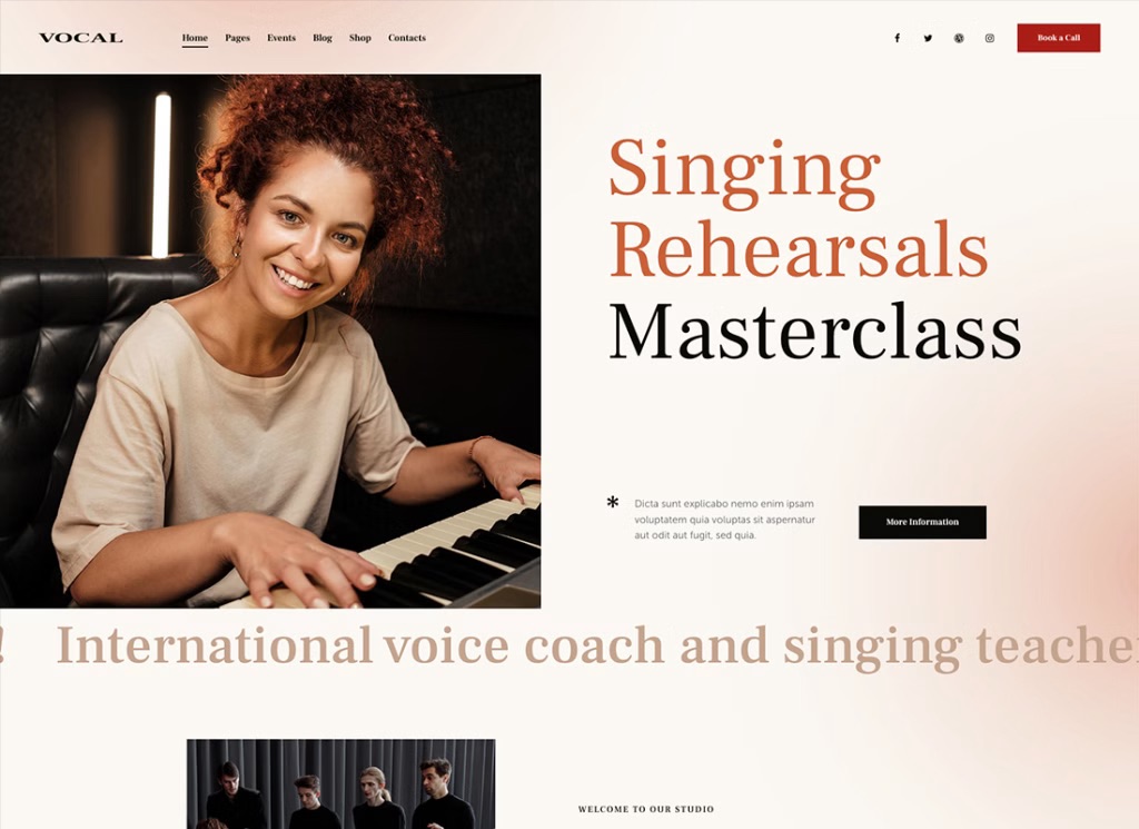 Vocal расширенная