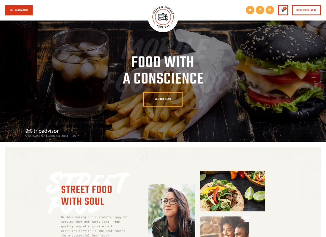 Meals Wheels стильная
