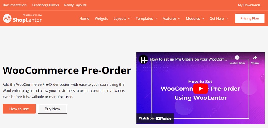 Pre Order Plugin ShopLentor лучший